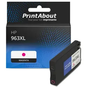 PrintAbout Cartouche compatible HP 963XL (3JA28AE) - Magenta - Grande capacité pas cher