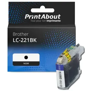 Comparateur de prix : PrintAbout Cartouche compatible Brother LC-221BK - Noir