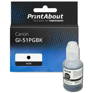 Comparateur de prix : PrintAbout Cartouche compatible Canon GI-51PGBK - Noir