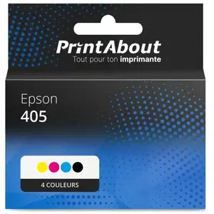 Comparateur de prix : PrintAbout Cartouche compatible Epson 405 (C13T05G64010) - 4 couleurs - Multipack
