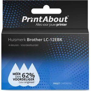 PrintAbout Cartouche compatible Brother LC-12EBK - 4 couleurs - Multipack pas cher