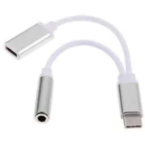 USB Type-C Vers 35 mm Jack AUX Casque Audio Splitter Convertisseur Ada ...