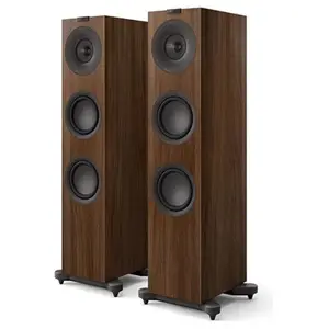 Enceintes colonne KEF Q7 Meta Noyer pas cher