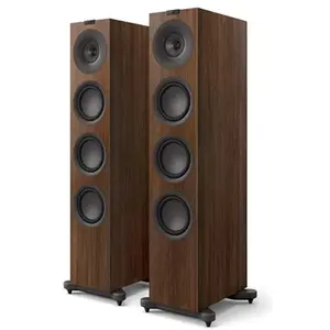 Enceintes colonne KEF Q11 Meta Noyer
