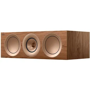 Enceintes centrales KEF R6 Meta Noyer Clair pas cher