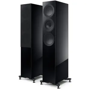 Enceintes colonne KEF R7 Meta Noir laqué