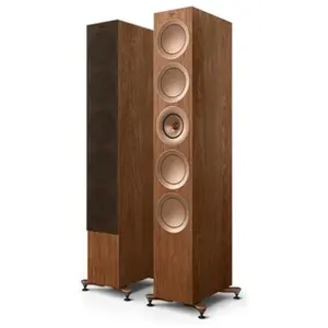 Enceintes colonne KEF R11 Meta Noyer Clair
