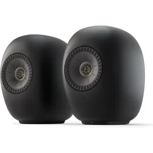 Enceintes sans fil hi-fi KEF LS Luxe Noir pas cher