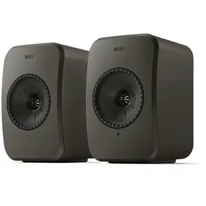 Enceintes sans fil hi-fi KEF LSX 2 LT Gris pas cher