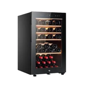 Haier Cave a vin Serie 5HWS49GAF  Pose Libre, 1 zone, 49 bouteilles, L... pas cher