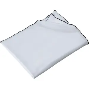 Nappe carrée en coton lavé blanche 170 x 170 cm - The Cool Republic pas cher