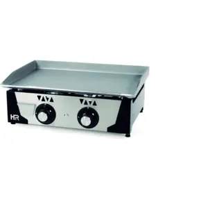 HR Fainca Plancha Gaz Acier Poli 6 mm 8000 W pas cher