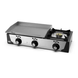 Comparateur de prix : HR Fainca Plancha Gaz Acier Poli 6 mm 11300 W