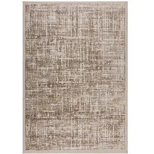 Novatrend Tapis de salon moderne beige 200x290 cm pas cher