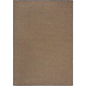 Novatrend Tapis de salon en jute noir 120x170 cm pas cher