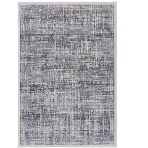 Novatrend Tapis de salon moderne bleu 160x230 cm pas cher