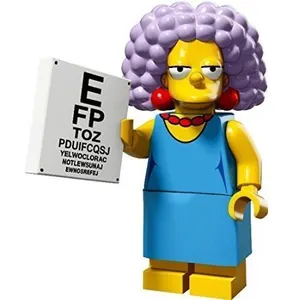 Figurine de collection LEGO The Simpsons série 2 71009 - Selma pas cher