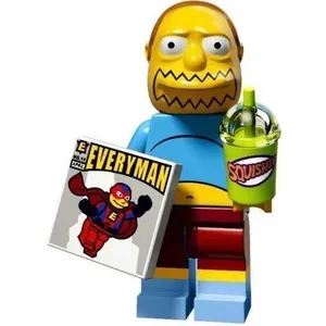 Lego 71009 Minifigurine Les Simpsons Série 2 - N°7-Jeff Albertson(1 sa... pas cher