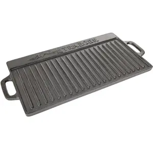 Comparateur de prix : Plaque plancha réversible en fonte pour barbecue TRAEGER