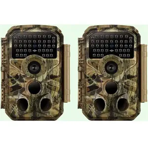 BlazeVideo Pack x2 Caméra de Chasse 4K Vidéo & 64MP Photo avec 100ft V... pas cher