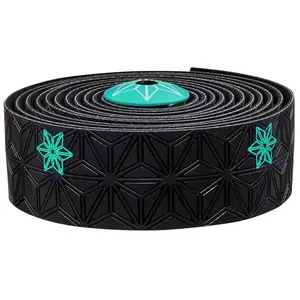 Ruban de cintre Supacaz Super Sticky Kush Galaxy noir/bleu + bouchons