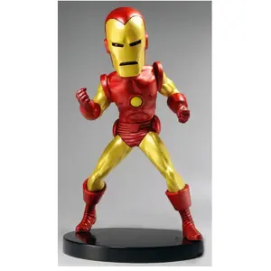 Neca - Marvel Classic Extreme Head Knocker Iron Man 20 cm pas cher