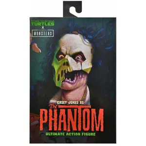 NECA Figurine Casey Jones Phantom Universal Monsters x Tortues Ninja 17 cm pas cher