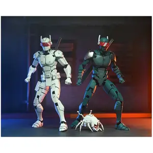 Comparateur de prix : Neca Les Tortues Ninja - Pack 2 figurines Synja Robots 18 cm