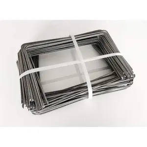 Lot De 100 Large Xl Agrafes 30cm Par 20cm Fixation Métal Toile De Paillage Geotextile Pointes Biseautées Sardines Piquets ZenlysVendu parmanomano