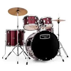 Batterie Tornado by Mapex Fusion 18'' - 5 futs - Burgundy