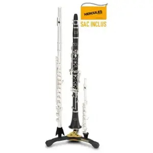 Guillemot Support clarinette, flûte traversière et piccolo, avec housse DS543BB