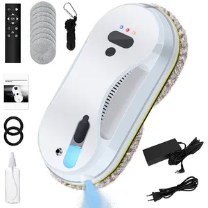 KITYTETY Robot Laveur Vitre Electrique 5600Pa - 40ml Réservoir Pulvéri... pas cher