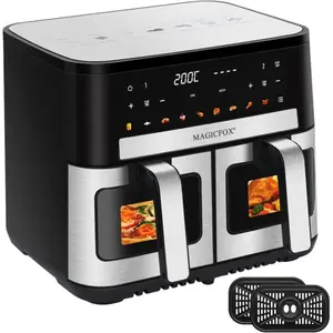 Friteuse sans Huile 10L MAGICFOX avec Fenêtre Visible 9 Programmes 2 T... pas cher