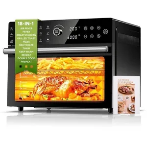 HEKLA Friteuse sans huile - Four à air, 3000W/30L/18 Programmes, Doubl... pas cher