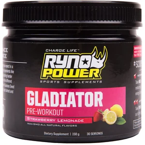 Ryno Power Boisson Pré-entraînement Gladiator Limonade à La Fraise 150gr One SizeVendu parbikeinn