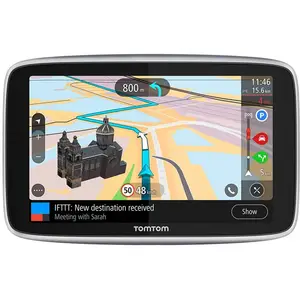 TomTom GO Premium 5'' - GPS auto 5 pouces, cartographie monde 152 pays, cartes SIM intégrée, technologie IFTTTVendu parrue-du-commerce