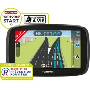 TomTom Start 50 - Navigateur GPS - automobile 5" grand écran pas cher