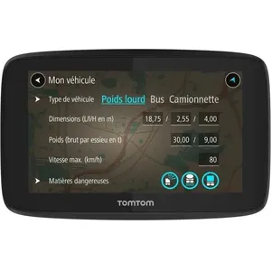 Navigateur gps poids lourd tomtom 1pn5.002.07 1PN5.002.07 pas cher