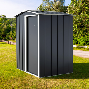 Duramax - Abri de jardin métal - 1,96m² - kit ancrage - Anthracite pas cher