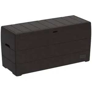DURAMAX Coffre de jardin en résine 270L - Marron pas cher