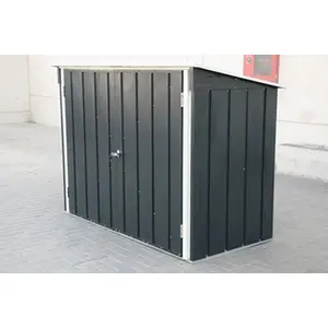 Duramax Abri à vélos en métal 1,74m² anthracite avec kit ancrage pas cher