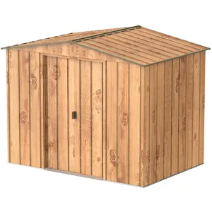 DURAMAX Abri de jardin métal - Imitation bois - 4,75m² pas cher