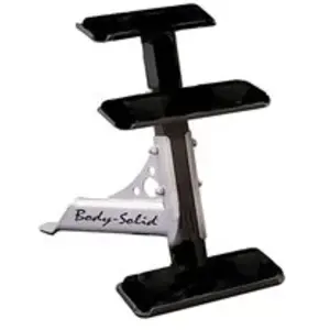Rack 6 Kettlebells Body-Solid - gris/noir - TU pas cher