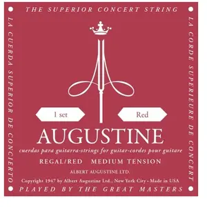 Comparateur de prix : Jeu de cordes guitare classique - Augustine Régal Rouge Tirant normal