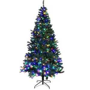Northix Sapin de Noël artificiel avec lumières LED, 210 cm pas cher