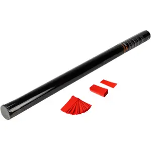 Canon à confettis Manuel 80cm - Rouge pas cher
