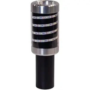 Bâton LED Bouteille "Grenade" Noir, 24 cm Rechargeable pas cher