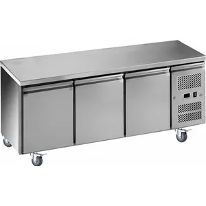 L2G DESSERTE REFRIGEREE INOX CENTRALE -2/+8°C GAZ R290 - R600a - Acier... pas cher