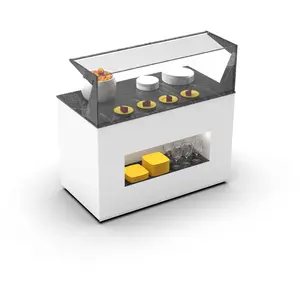 SAYL Buffet de Service Neutre Design 1300x700 mm pas cher