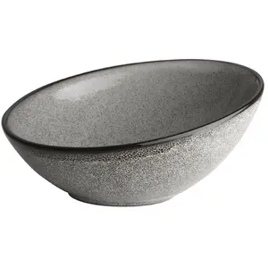 Non communiqué Bols Inclinés pour Bar Restaurant Porcelaine 215 mm x 6 Mineral pas cher